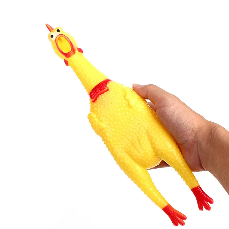 Dog Chicken Squeeze Sound Funny Toy