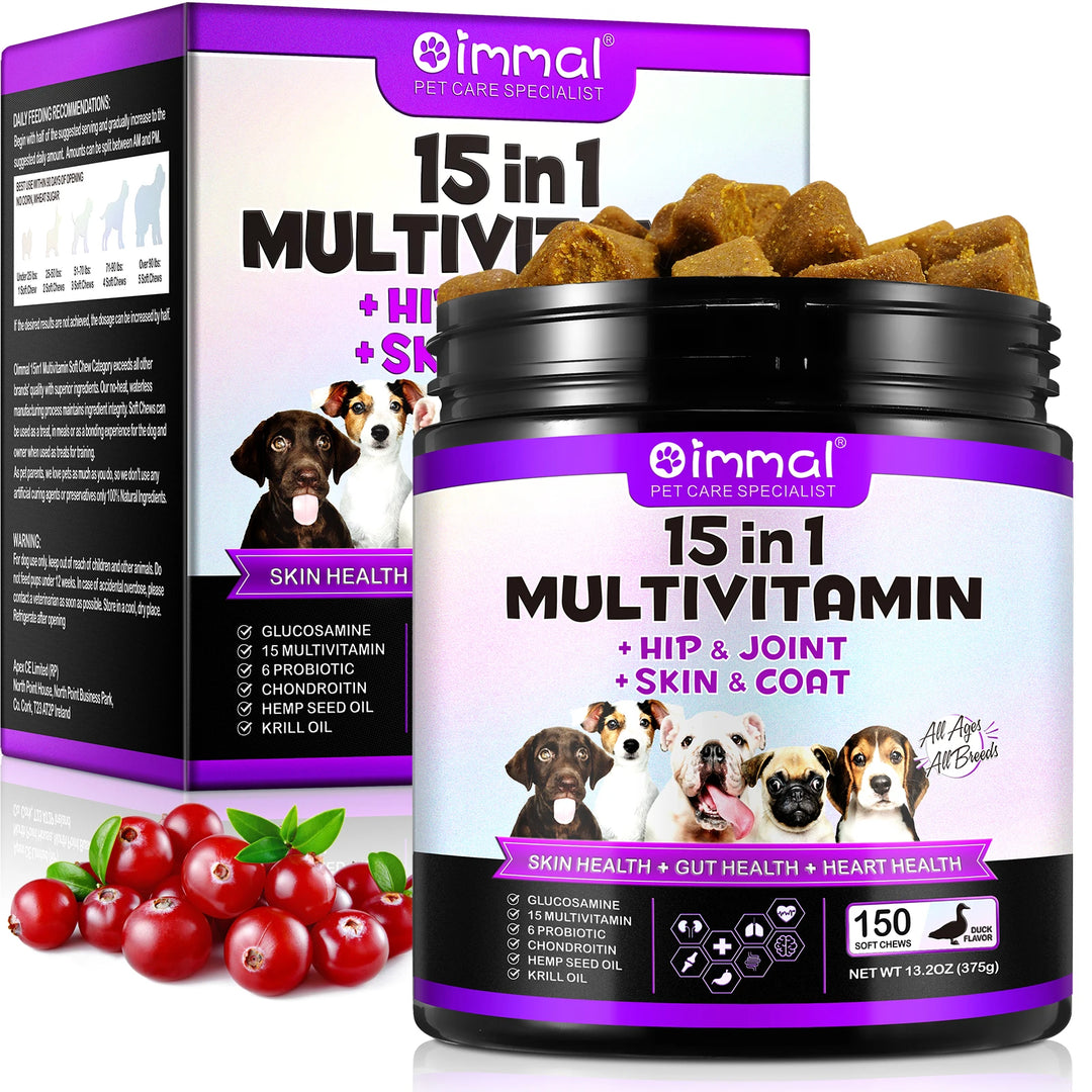 Dog 15 in 1 Multivitamin Supplements