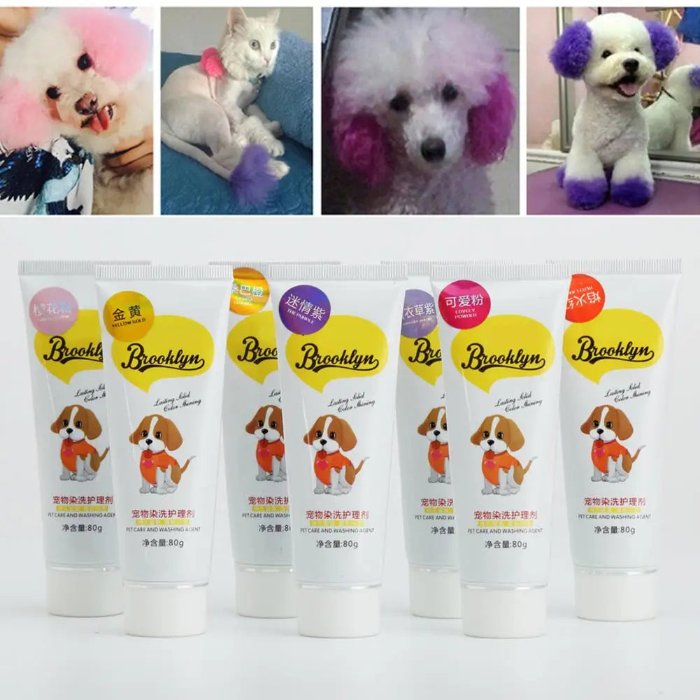 Dog Hair Coloring Dyeing Pigment Shampoo