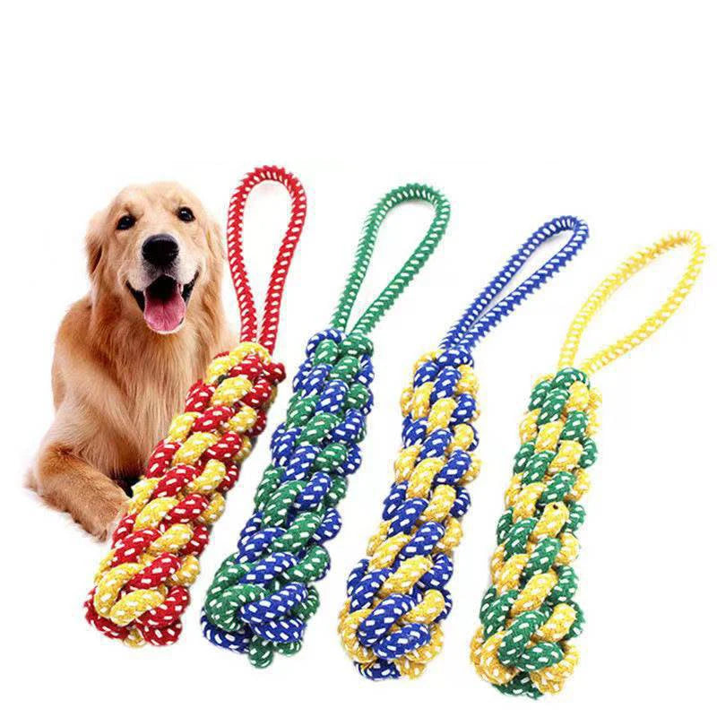 Dog Carrot Knot Rope Teeth Chew Toy