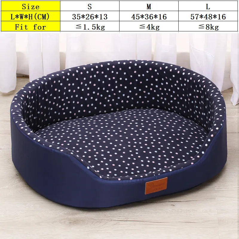 Soft Double-Side Pet Dog Bed