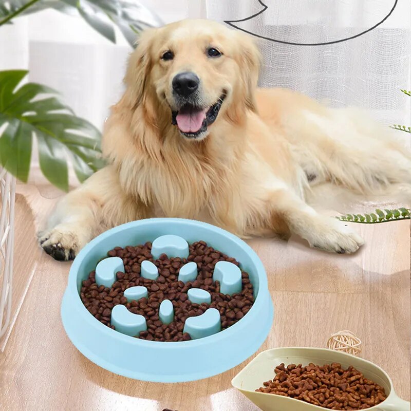 Dog Slow Food Bowl Puppy Choke-proof