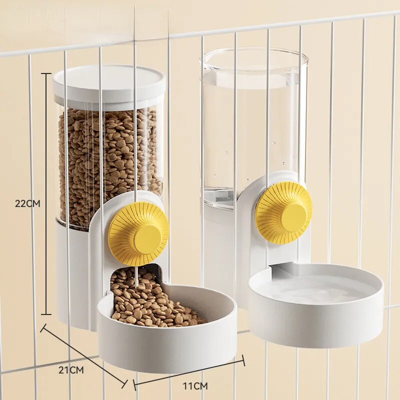 Dog Cage Hanging Automatic Drinking Fountain feeder