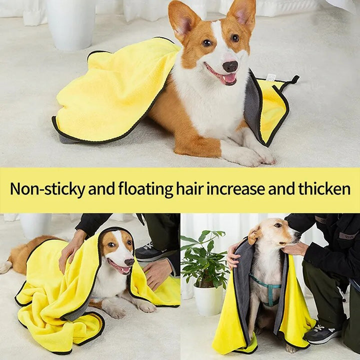 Pet Bath Towel Quick-drying Absorbent Bath Towel