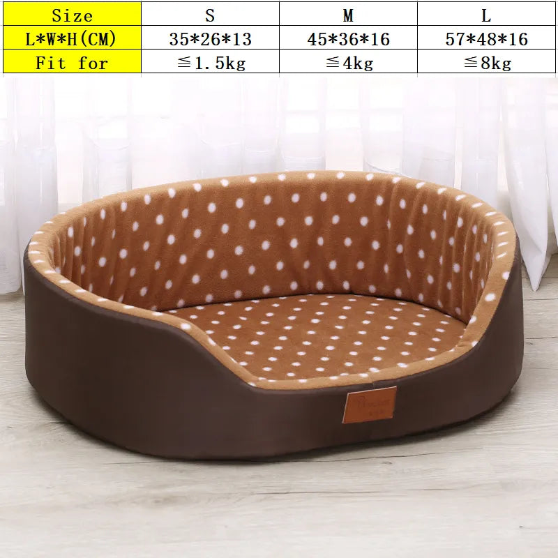 Soft Double-Side Pet Dog Bed