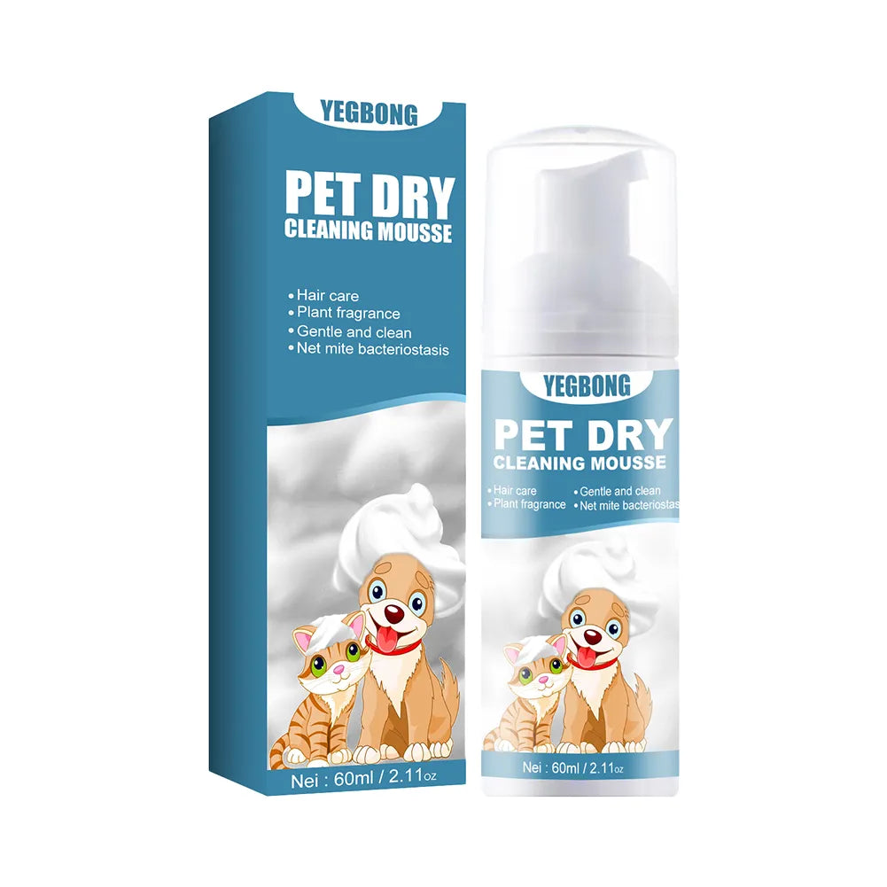 Pet Dry Cleaning Foam Shower Gel