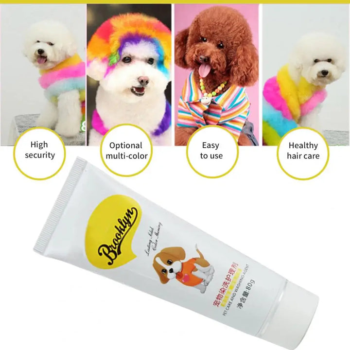 Dog Hair Coloring Dyeing Pigment Shampoo