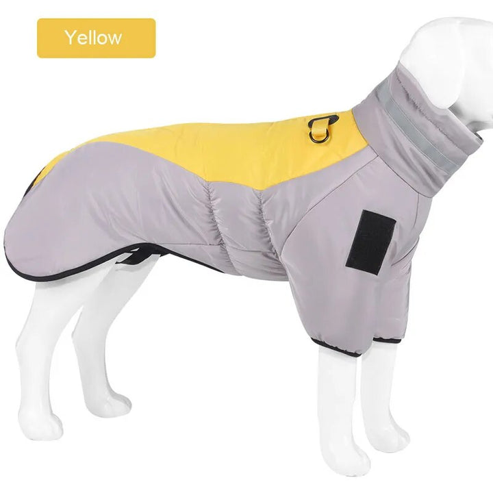 High-neck Warm Dog Jacket Reflective Coat