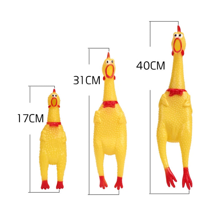 Dog Chicken Squeeze Sound Funny Toy