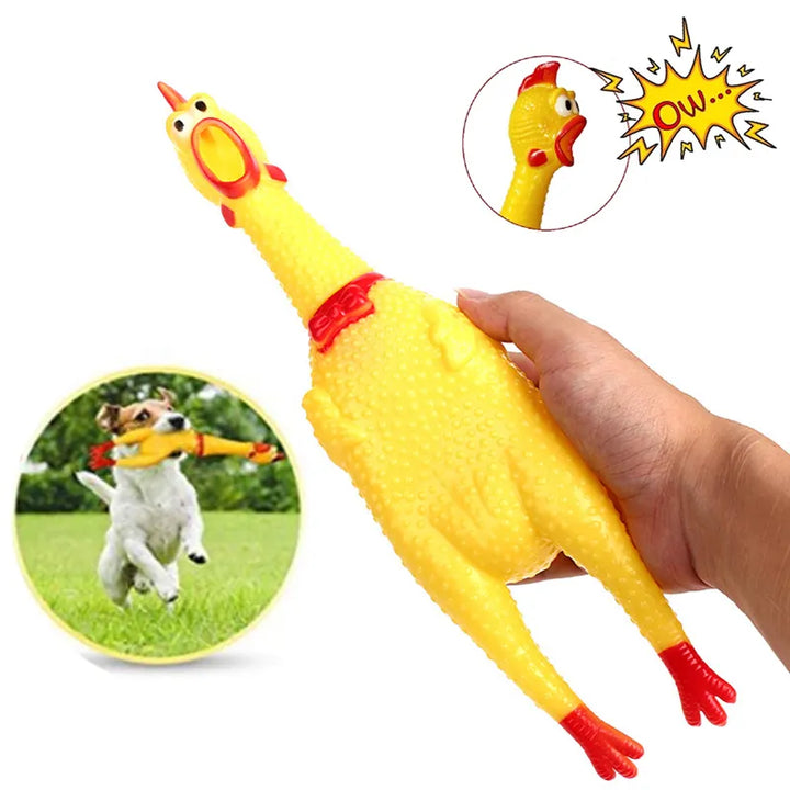 Dog Chicken Squeeze Sound Funny Toy